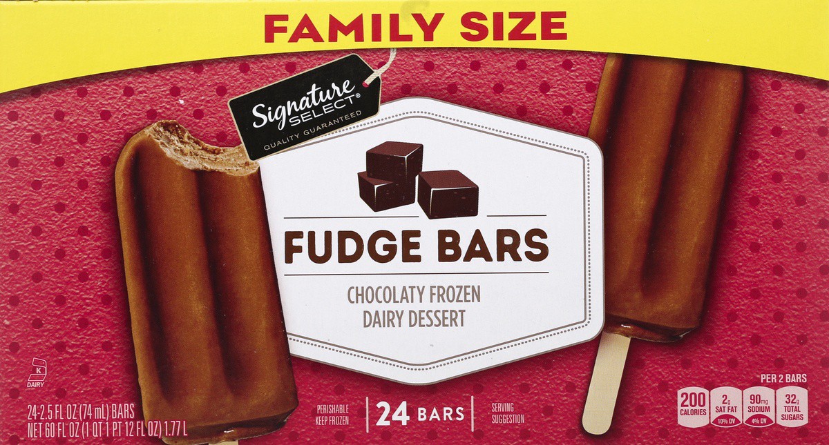 slide 2 of 4, Lucerne Dairy Farms Ice Cream Fudge Bars, 24 ct; 2.5 fl oz