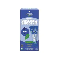 Sweet Nothings Blueberry Kale Kids Squeezable Frozen Smoothies - 6 ct / 12 fl oz