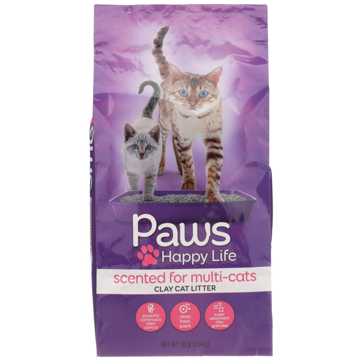 slide 6 of 11, Paws Happy Life Clay Cat Litter Scented, 10 lb