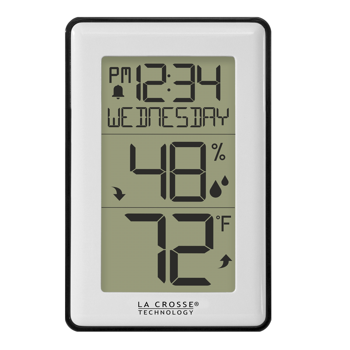 slide 1 of 1, La Crosse Technology Indoor Temperature and Humidity Station, 4.29 in