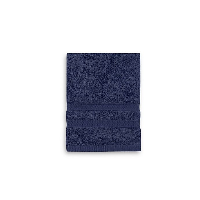 slide 1 of 1, Wamsutta Ultra Soft MICRO COTTON Washcloth - Navy, 1 ct