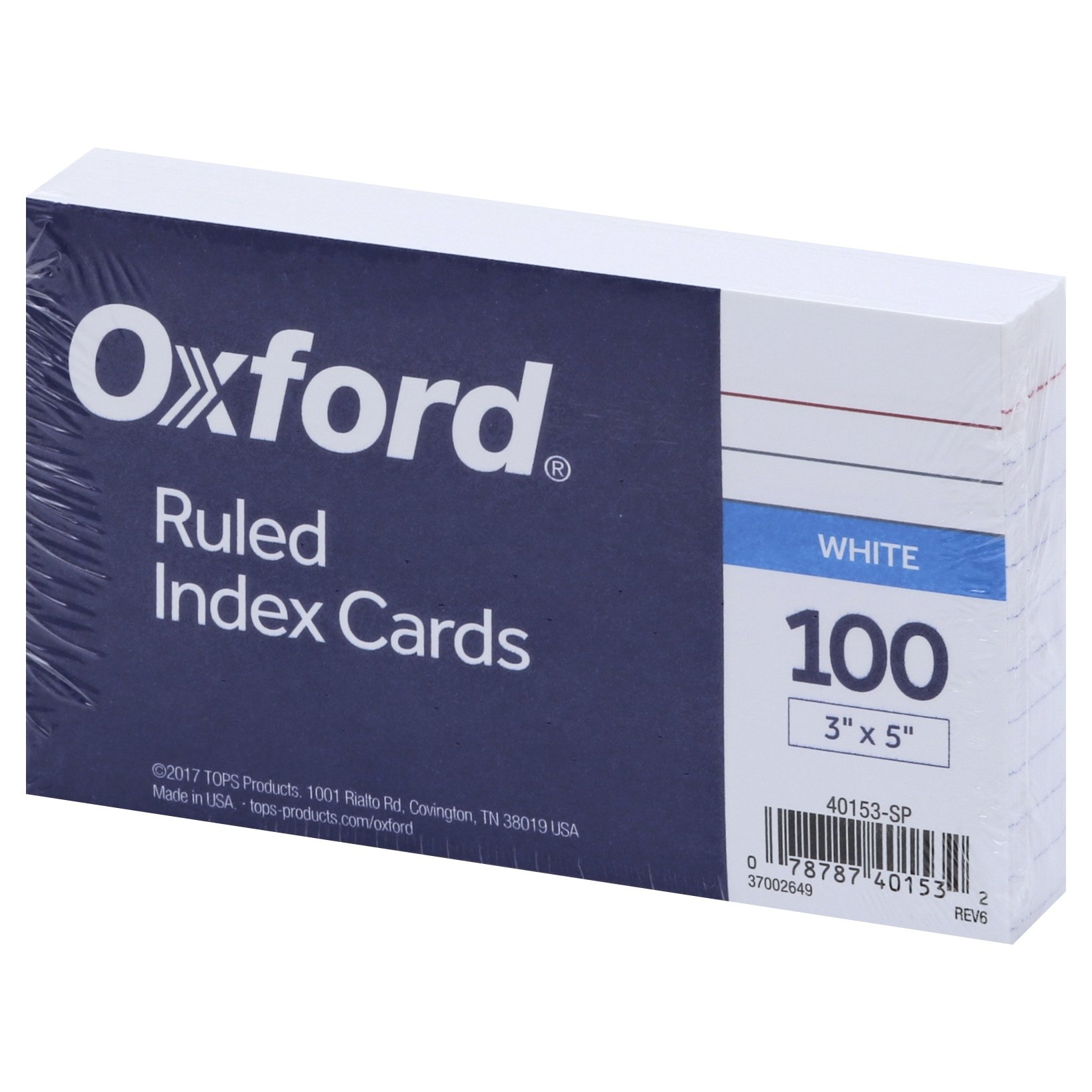 slide 1 of 2, Oxford Index Cards 100 ea, 100 ct