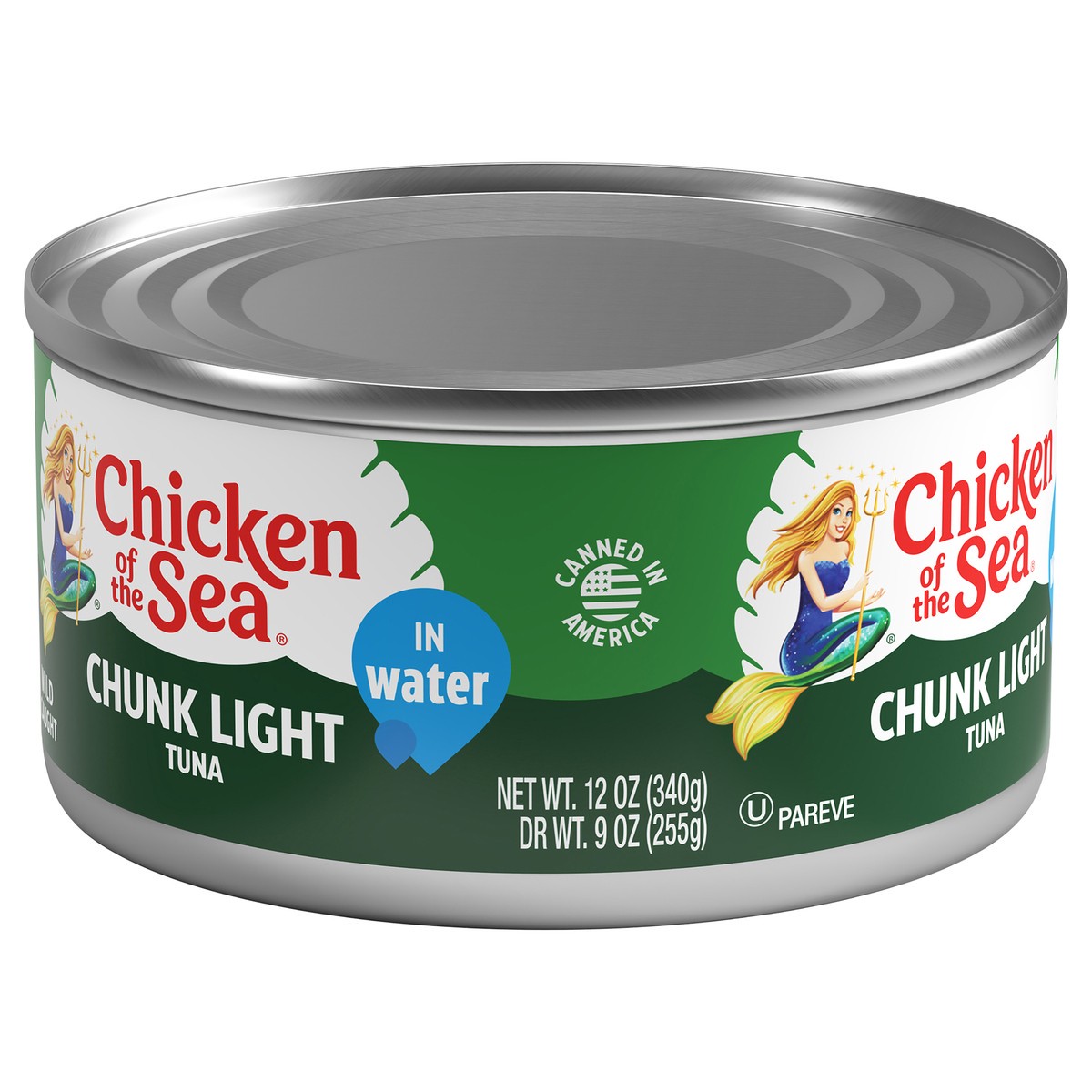 slide 2 of 5, Chicken of The Sea Chunk Light Tuna In Water, 12 oz