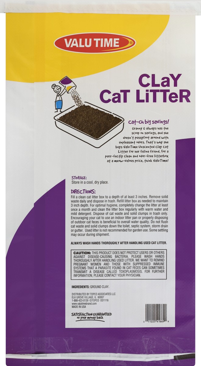slide 6 of 6, Valu Time Cat Litter, 25 lb