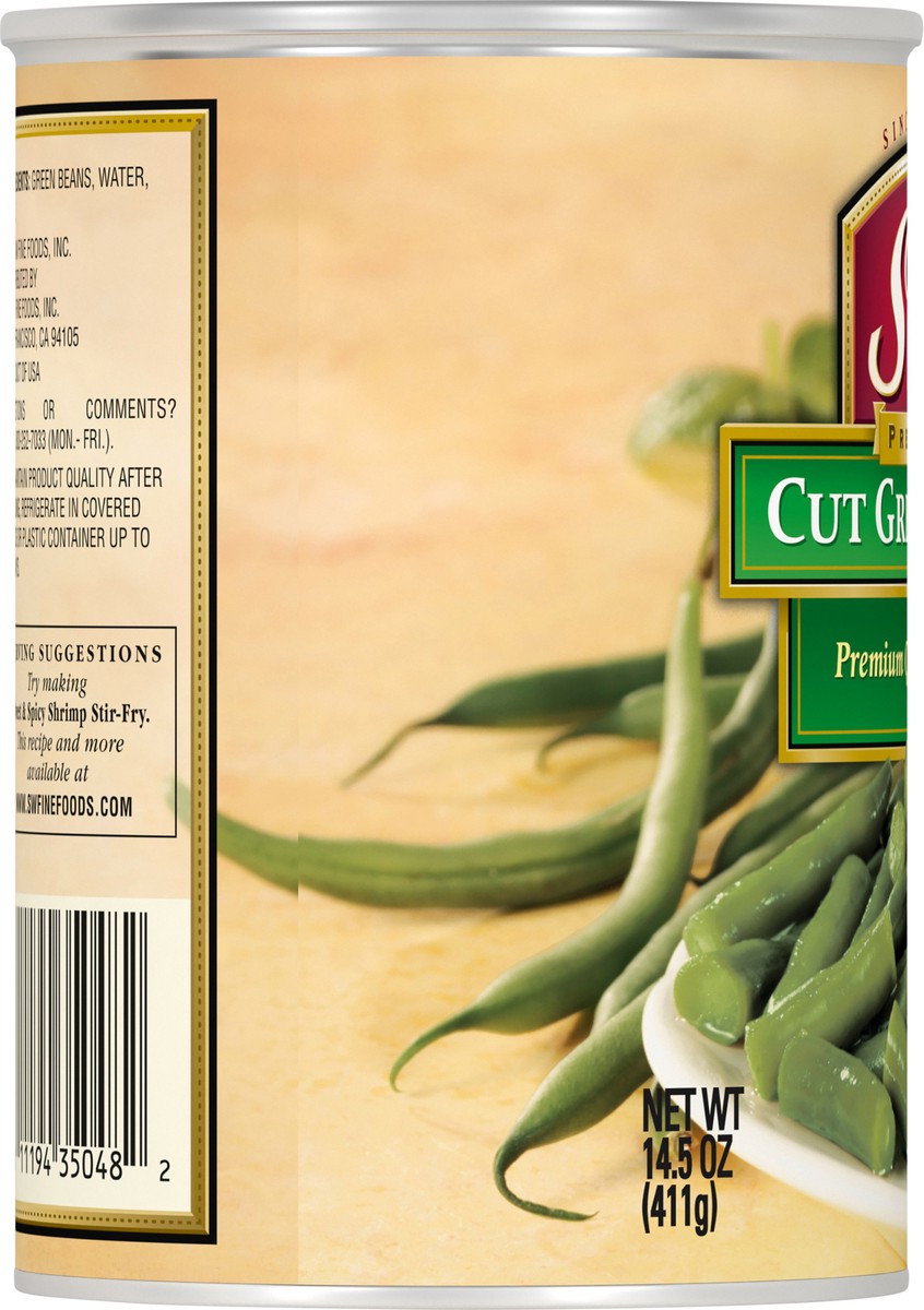 slide 5 of 7, S&W Cut Premium Green Beans 14.5 oz Can, 14.5 oz