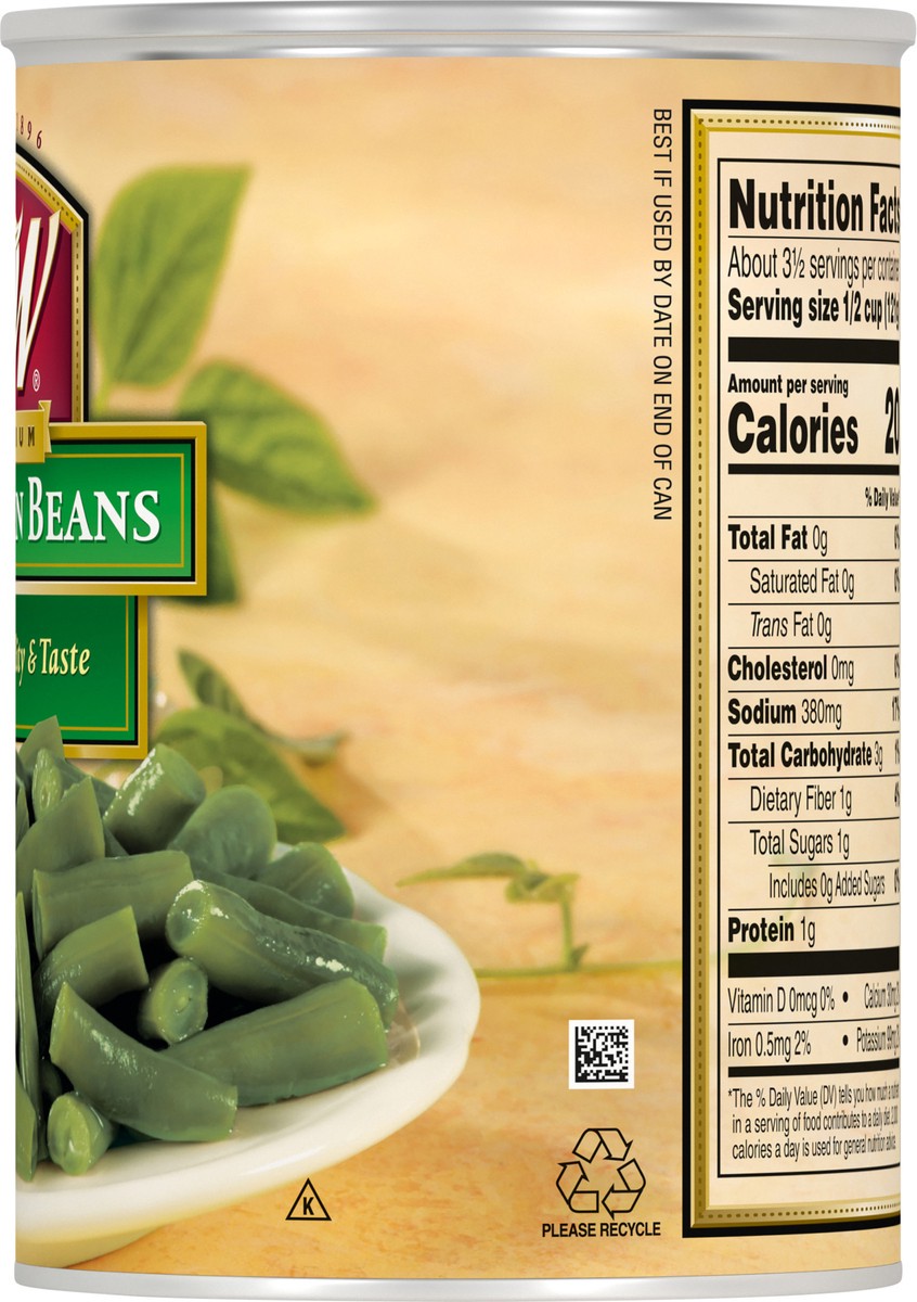slide 6 of 7, S&W Cut Premium Green Beans 14.5 oz Can, 14.5 oz