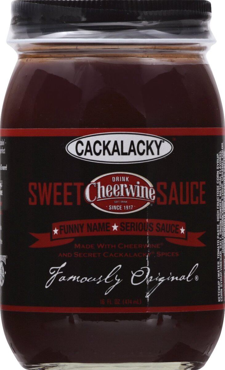 slide 5 of 6, Cackalacky Cheerwine Sweet Sauce 16 fl oz, 16 fl oz