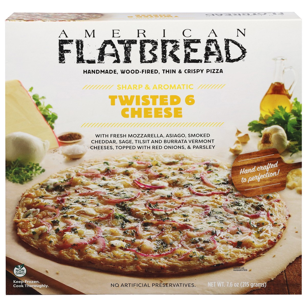 slide 1 of 11, American Flatbread Twisted Six Cheese, 7.6 oz