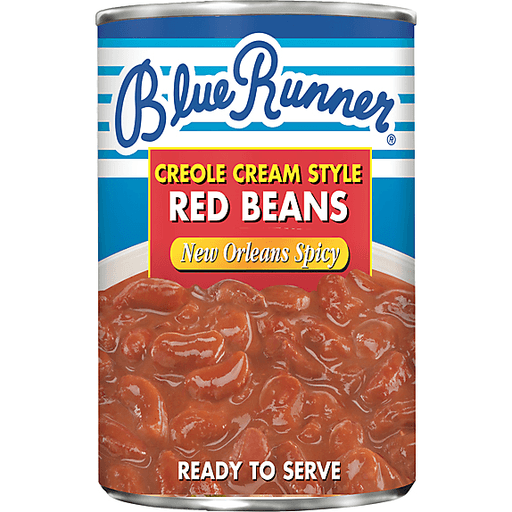 slide 1 of 1, Blue Runner Creole Cream Style Red Beans , 16 oz