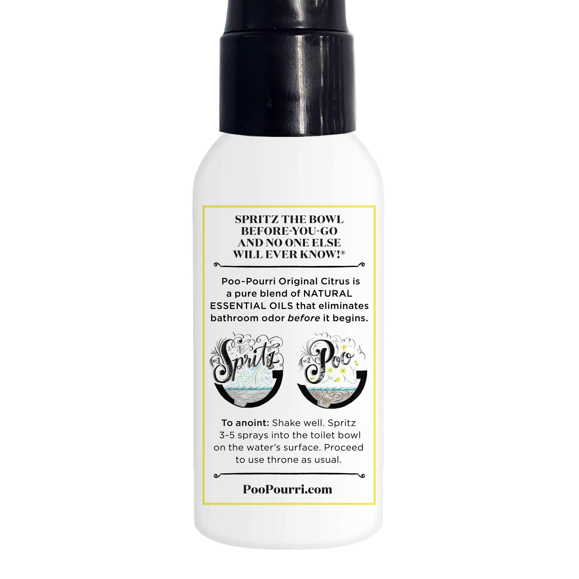 slide 3 of 4, Poo-Pourri Before-You-Go Toilet Spray, Original Citrus, 1.4 oz