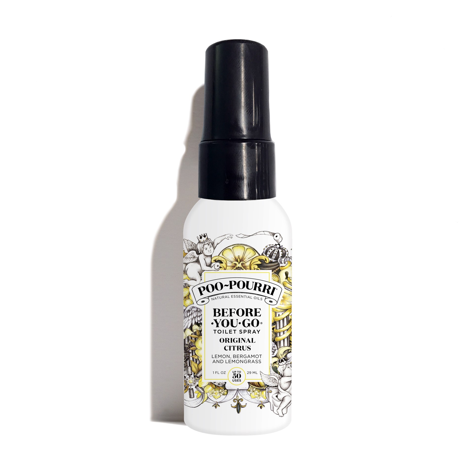 slide 1 of 4, Poo-Pourri Before-You-Go Toilet Spray, Original Citrus, 1.4 oz