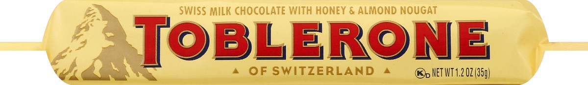 slide 3 of 6, Toblerone Swiss Milk Chocolate Bar, 1.23oz
, 1.2 oz