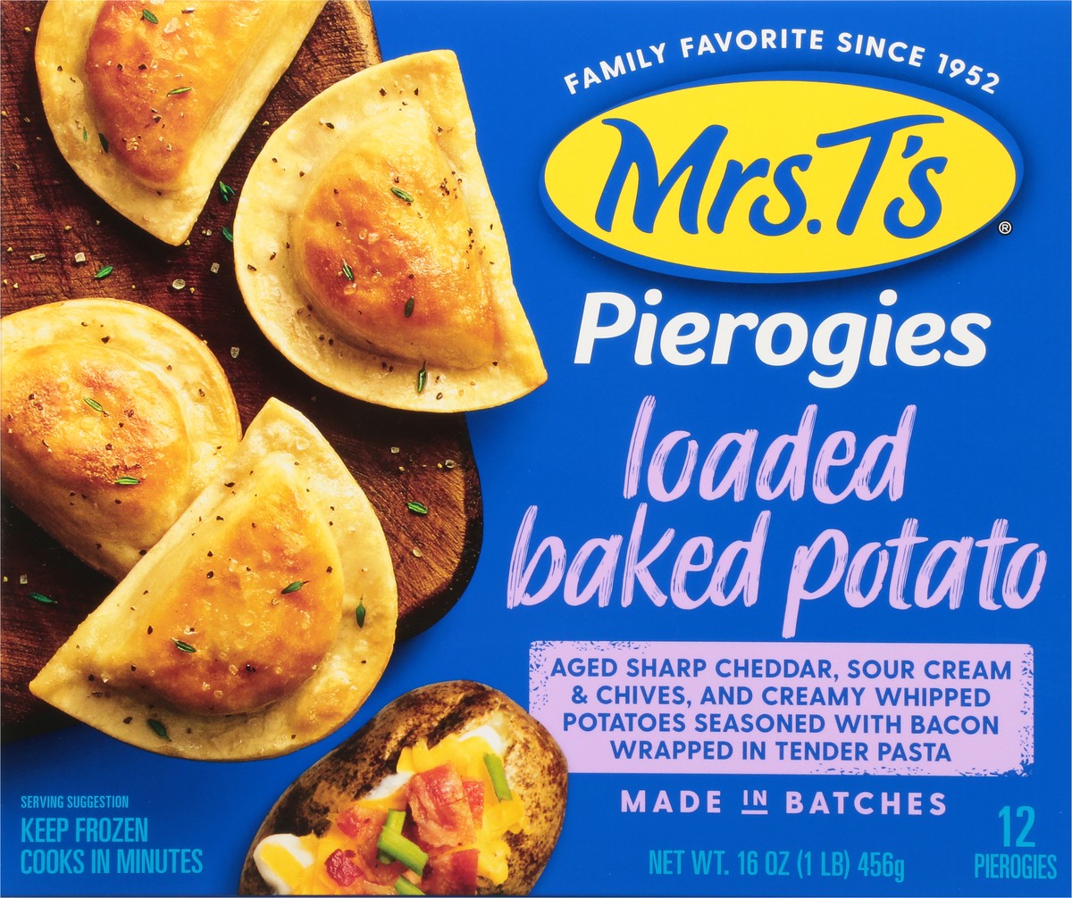 slide 4 of 9, Mrs. T's Loaded Baked Potato Pierogies 12 ea, 12 ct