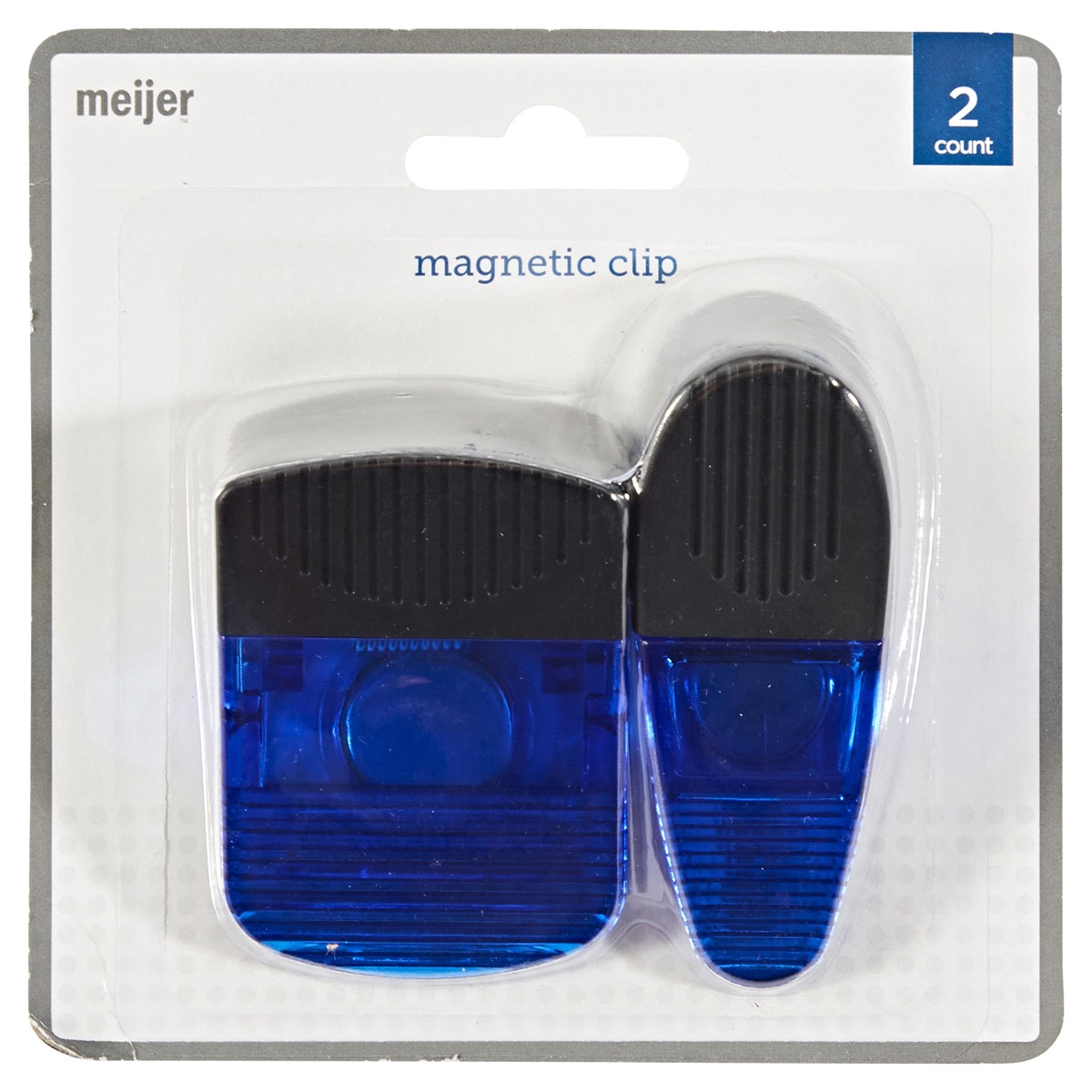 slide 1 of 1, Meijer Jumbo Magnetic Clips, 2 ct