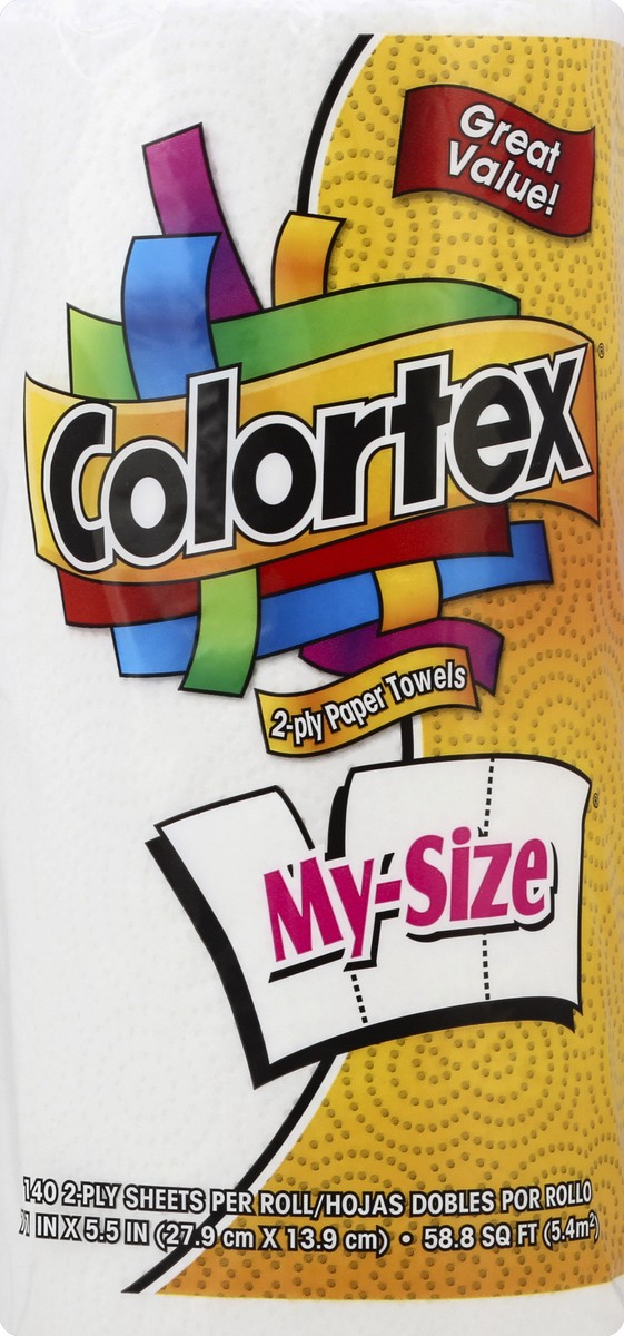 slide 3 of 3, Colortex Paper Towels 1 ea, 1 ea