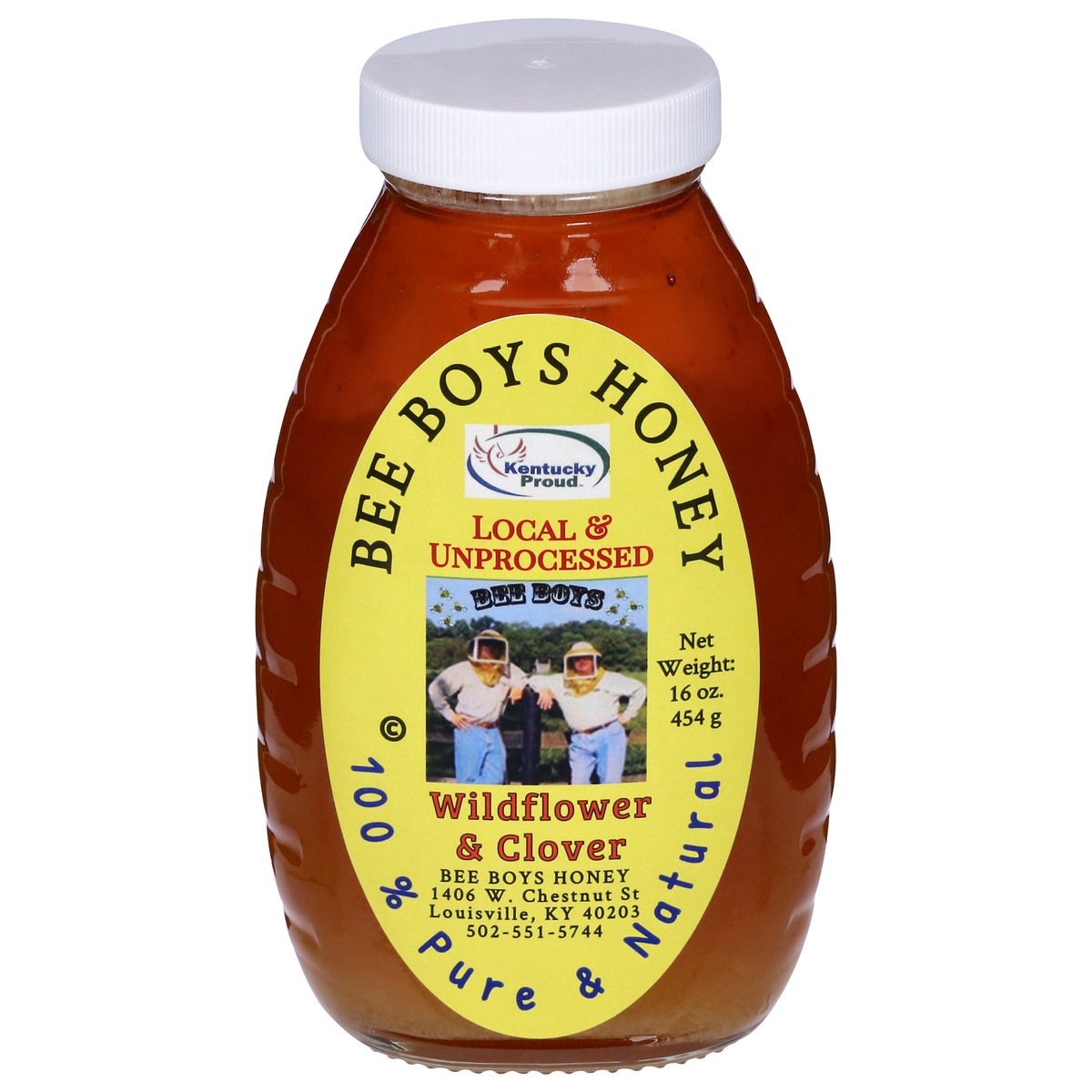 slide 13 of 14, Bee Boys Local & Unprocessed Wildflower & Clover Honey - 16 oz, 16 oz
