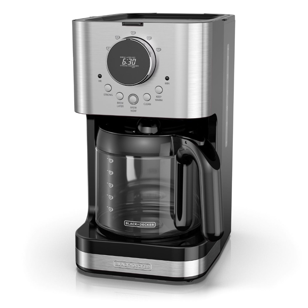 slide 1 of 1, Black + Decker Easy Dial Full Accent Coffee Maker - Silver, 1 ct