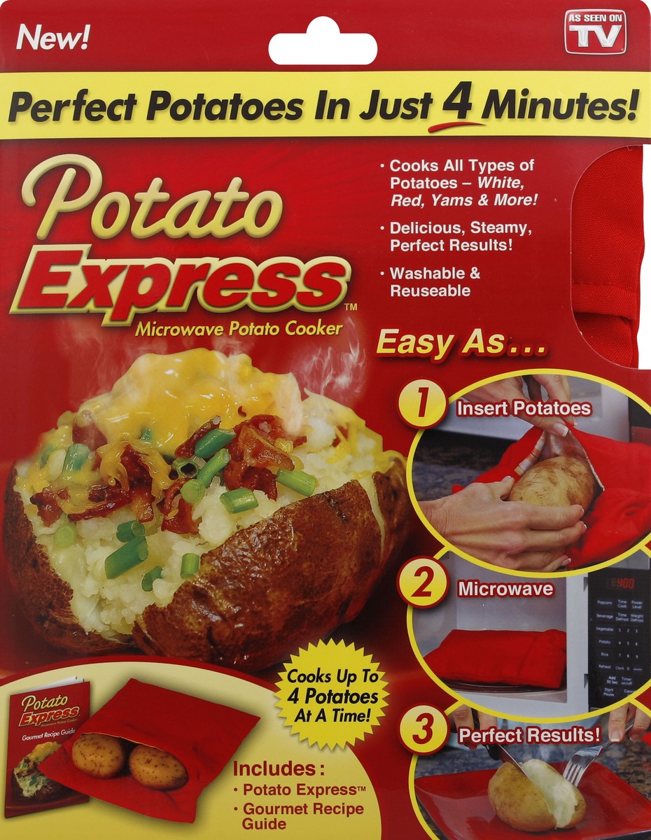 slide 3 of 3, As Seen on TV Potato Express Microwave Potato Cooker, 1 ct