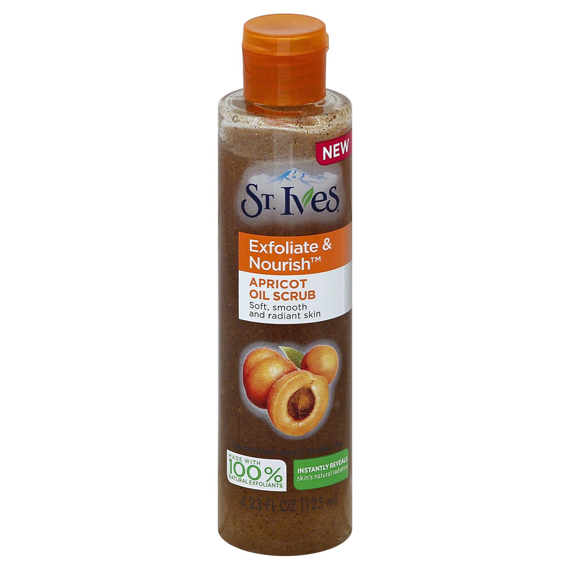 slide 1 of 3, St Ives Exfoliate Nourish Apricot Facial Oil Scrub, 4.23 oz