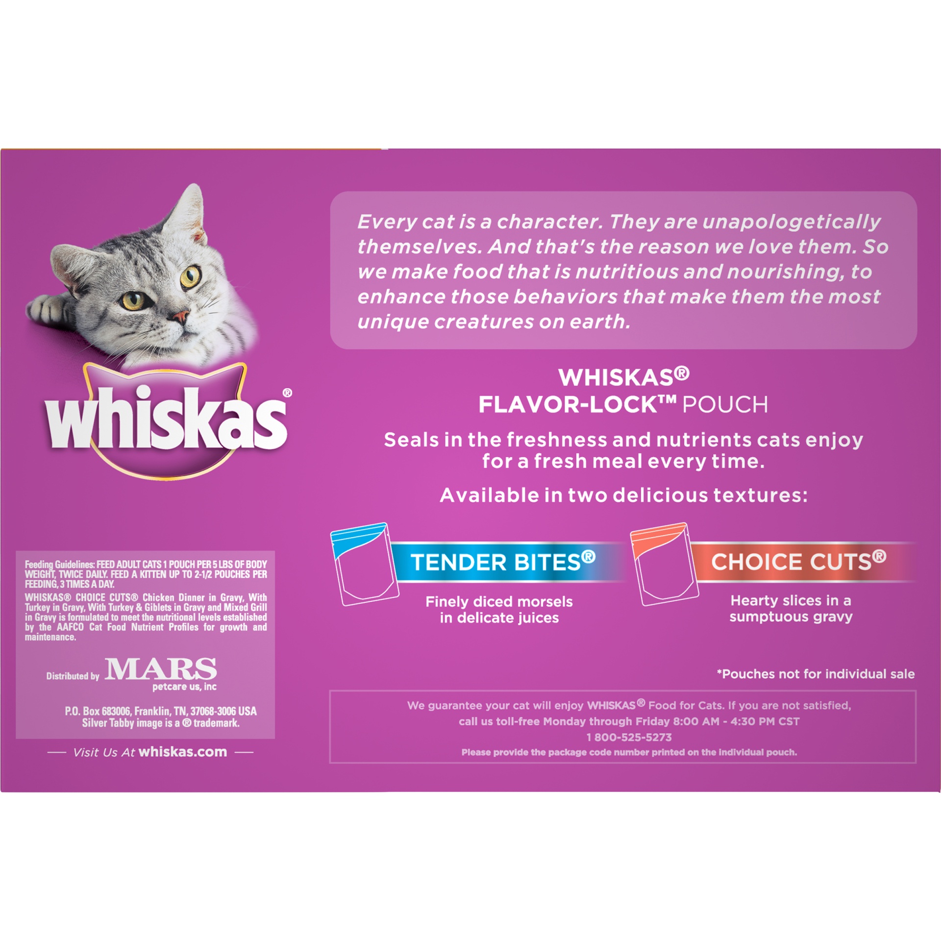 slide 6 of 9, Whiskas Choice Cuts Poultry Solutions Cat Food, 12 ct; 3 oz