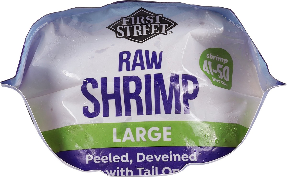 slide 2 of 13, First Street 41/50 Raw Tail On Shrimp, 2 lb