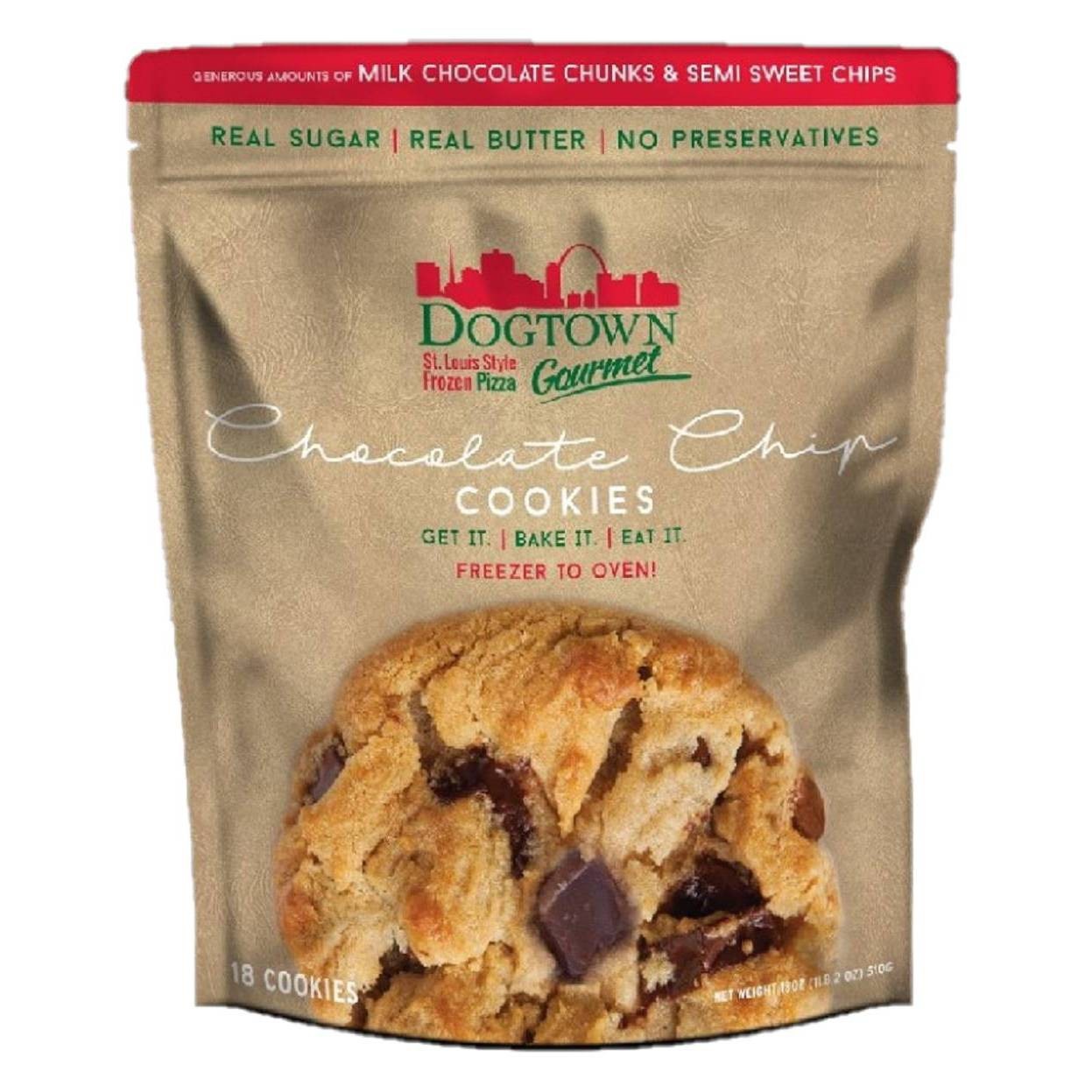 slide 1 of 1, Dogtown Chocolate Chip Cookies, 18 oz