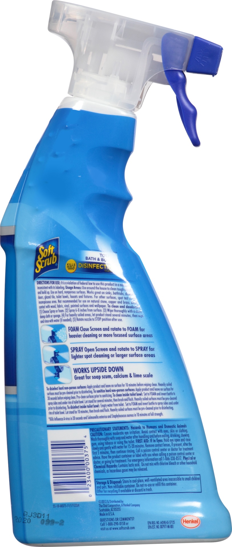 slide 6 of 6, Dial Soft Scrub Bath and Bowl Cleaner, 24 oz