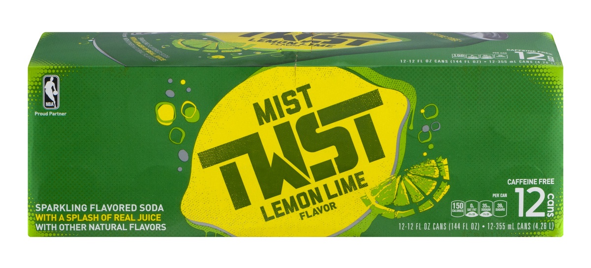 slide 1 of 8, Sierra Mist Twist Lemon Lime Soda, 12 ct; 12 oz