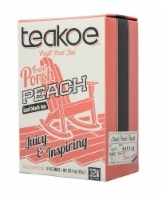 slide 1 of 1, TEAKOE Front Porch Peach Iced Tea, 8 ct