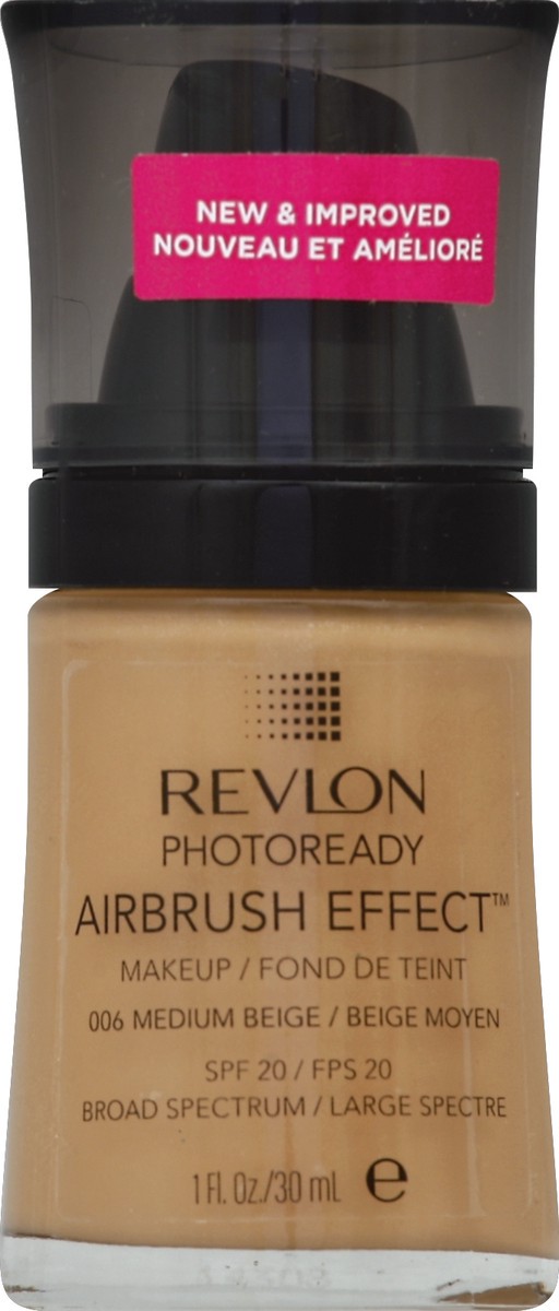 slide 2 of 2, Revlon Photoready Airbrush Effect Medium Beige Makeup, 1 oz