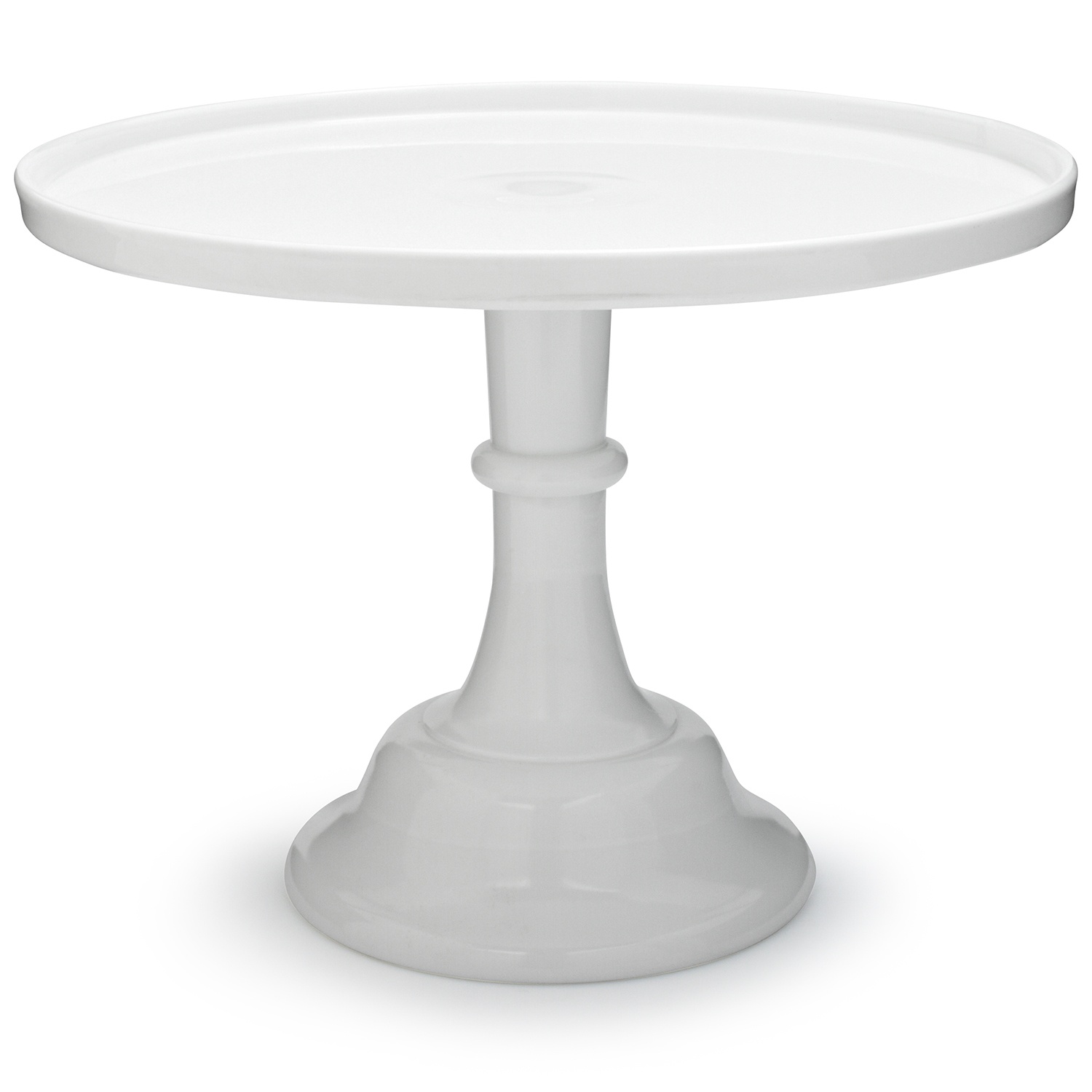 slide 1 of 1, Mosser Milkglass Cake Stand, White, 12 in