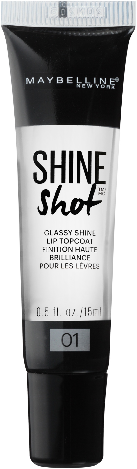 slide 1 of 1, Maybelline Shine Shot Glassy Shine Lip Topcoat,, 0.5 fl oz