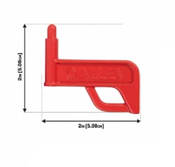 Allen Handgun Chamber Safety Flag, 2-Pack