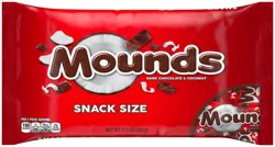 Mounds Dark Chocolate and Coconut Snack Size Candy Bag, 11.3 oz