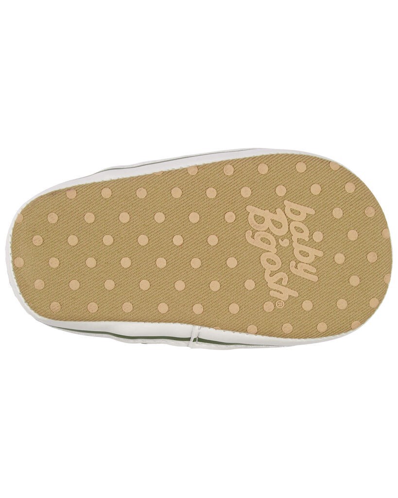 slide 2 of 6, Oshkosh Baby Slip-On Casual Crib Shoes Green 4, 1 ct