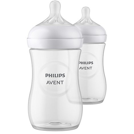 slide 1 of 1, Avent Natural 9 Ounce Bottle - 2 Count, 2 ct
