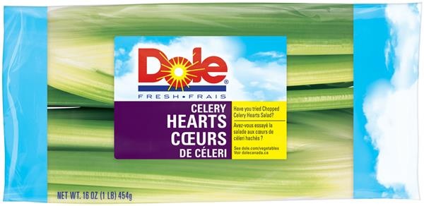 slide 1 of 1, Dole Celery Hearts, 16 oz