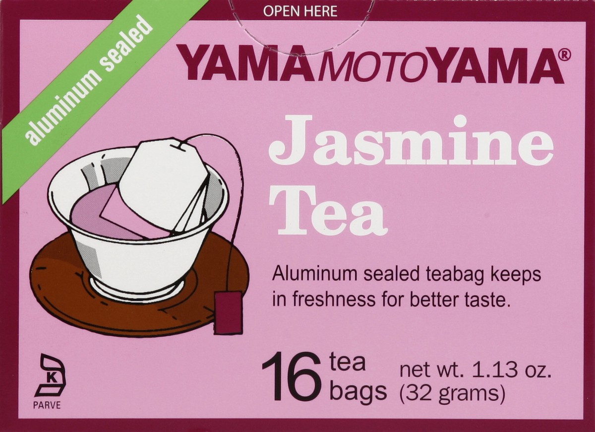 slide 4 of 5, Yamamotoyama Jasmine Tea, 16 ct