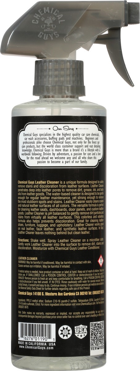slide 6 of 13, Chemical Guys Odorless Colorless Leather Cleaner 16 fl oz, 16 fl oz