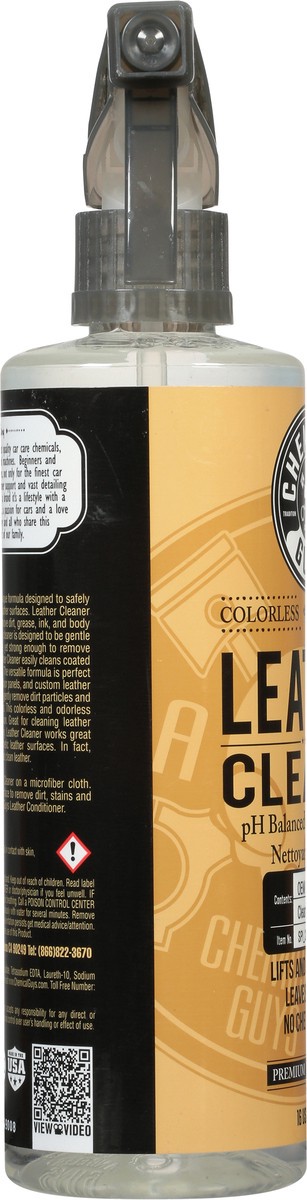 slide 3 of 13, Chemical Guys Odorless Colorless Leather Cleaner 16 fl oz, 16 fl oz
