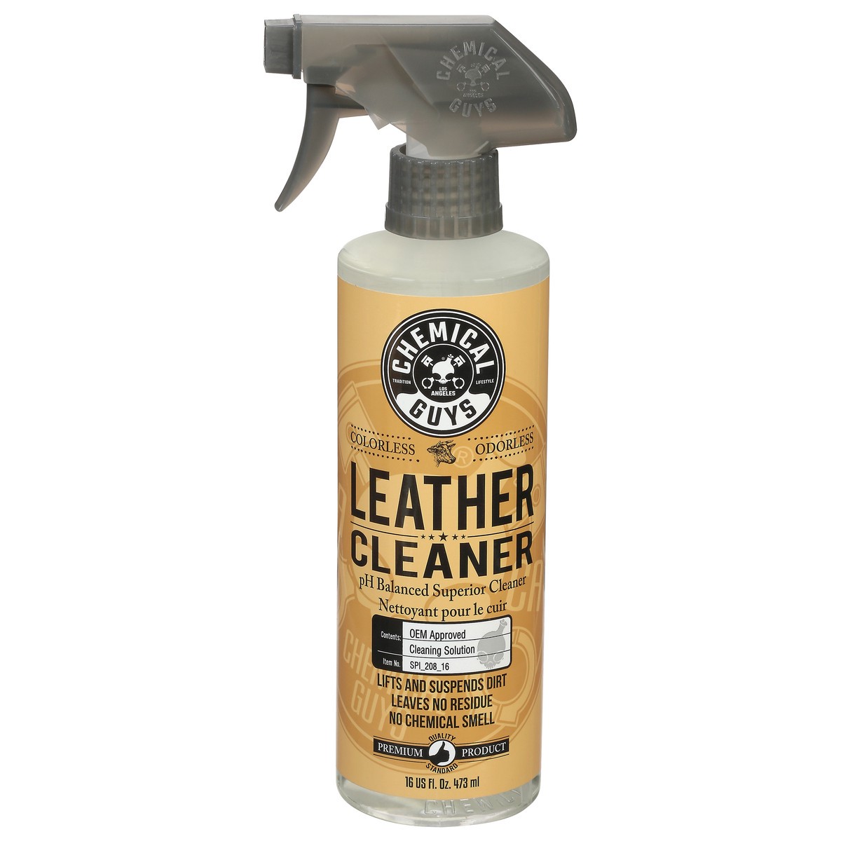 slide 4 of 13, Chemical Guys Odorless Colorless Leather Cleaner 16 fl oz, 16 fl oz