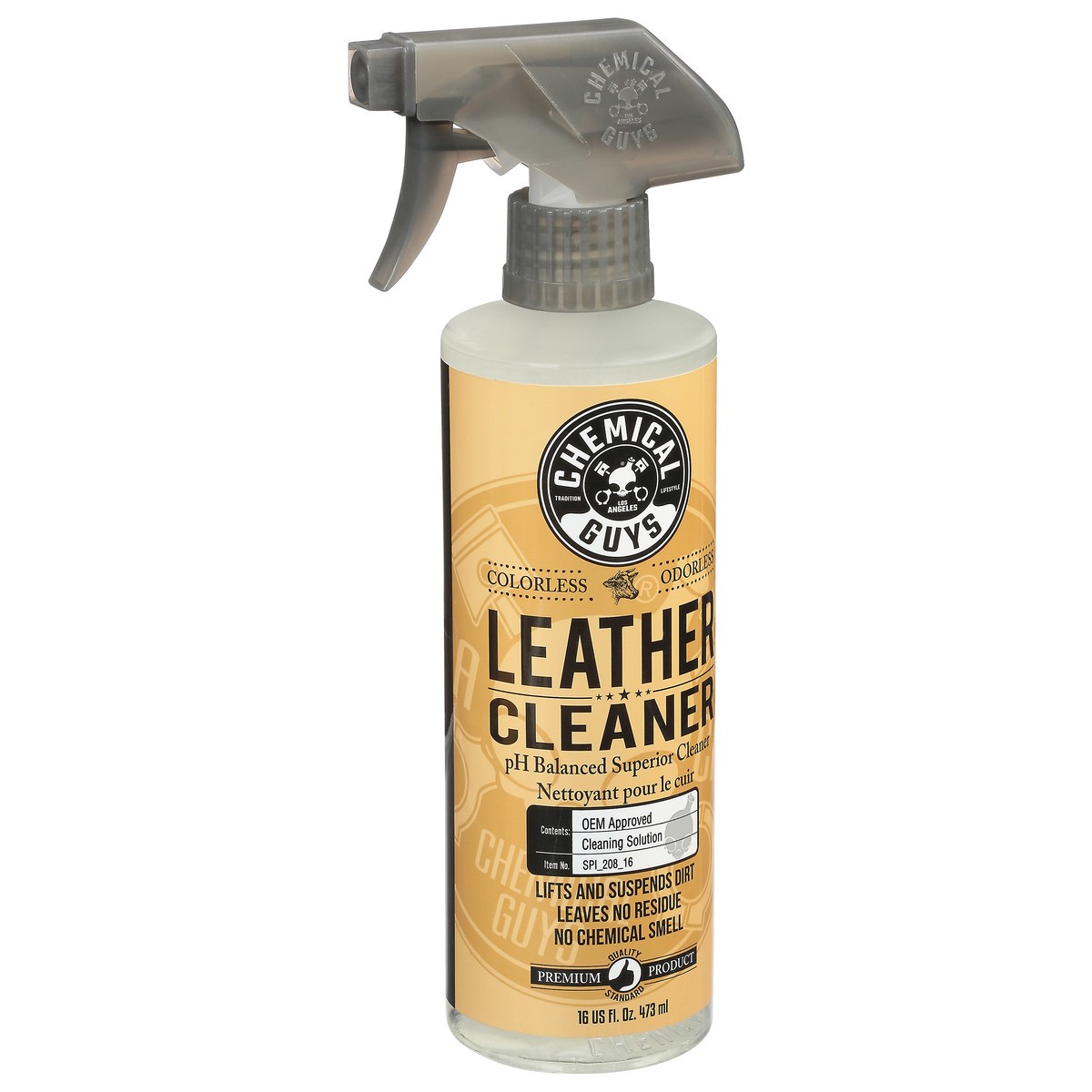 slide 8 of 13, Chemical Guys Odorless Colorless Leather Cleaner 16 fl oz, 16 fl oz