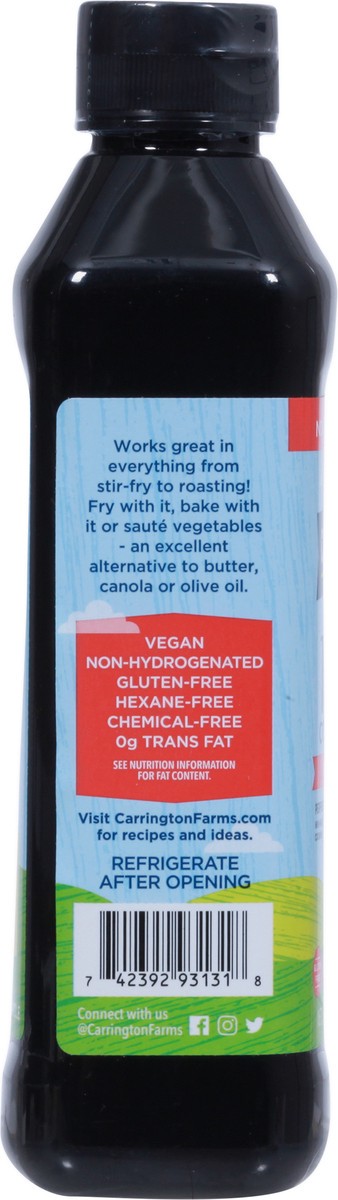 slide 7 of 13, Carrington Farms Organic Cold Pressed Flax Cooking Oil 16 oz, 16 oz