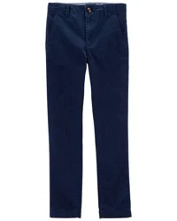 Oshkosh Kid Slim Tapered Chino Pants Navy 8