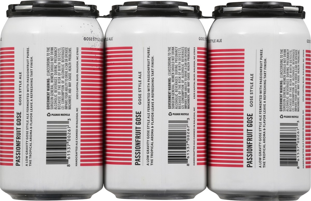 slide 5 of 9, R&D Brewing Gose Passion Fruit Beer 6 - 12 oz Cans, 1 ct