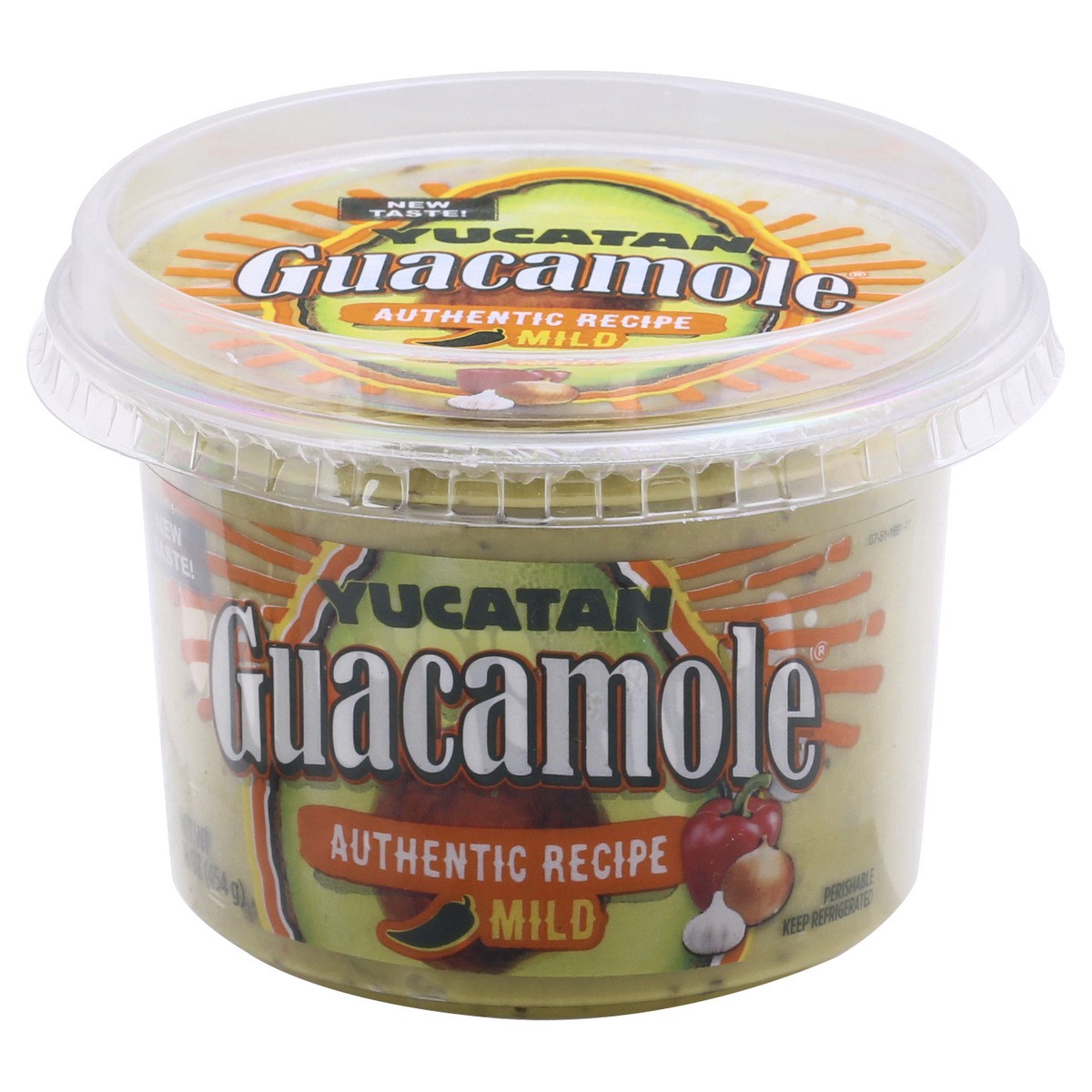 slide 1 of 12, Yucatan Guacamole, Authentic Recipe, Mild, 16 oz