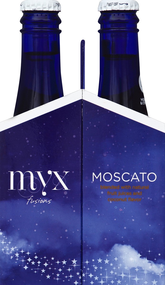 slide 3 of 4, MYX Fusions Moscato Coconut, 187 ml