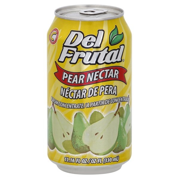 slide 1 of 1, Del Frutal Juice Nectar Pear Can, 11 fl oz