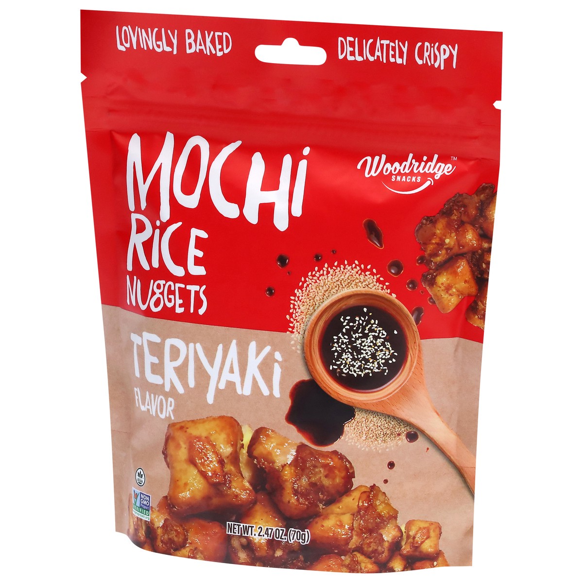 slide 3 of 4, Woodridge Snacks Teriyaki Flavor Mochi Rice Nuggets 2.47 oz, 2.47 oz