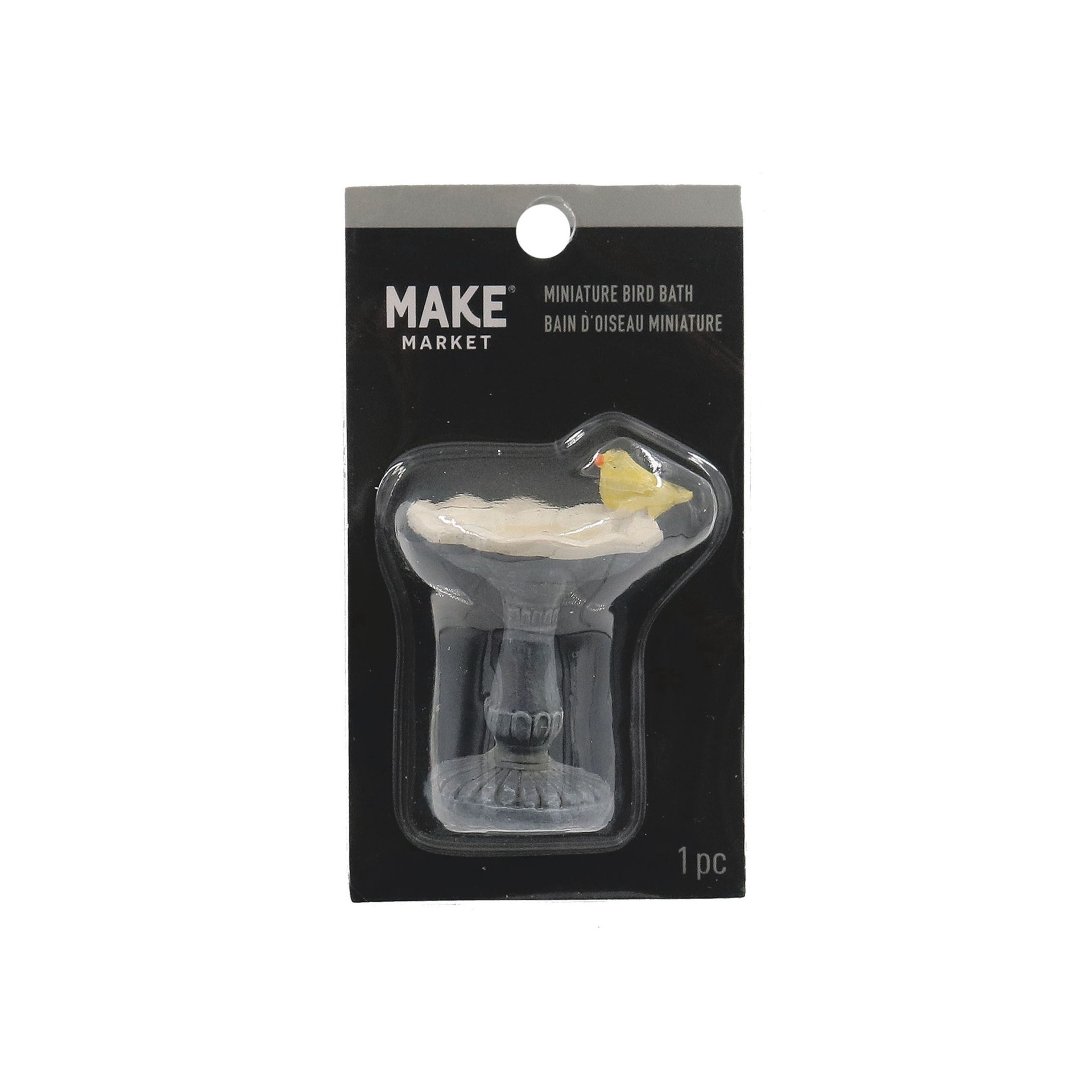 slide 3 of 4, Miniature Birdbath By Make Market, 2.18 in x 1.58 in x 1.58 in